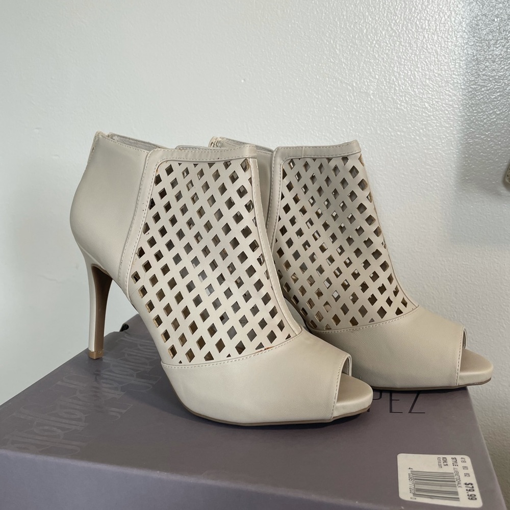 Jennifer Lopez Open Toe Heels